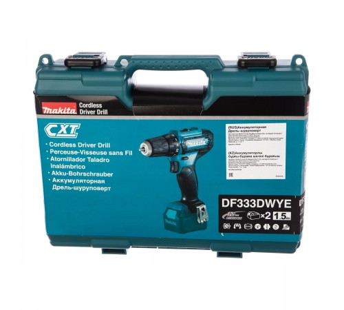 Дрель аккумуляторная Makita DF333DWYE