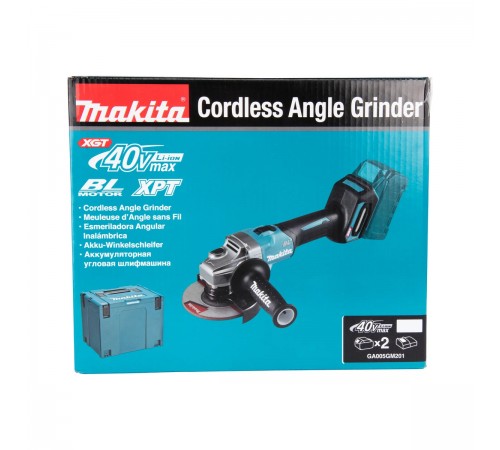 УШМ аккумуляторная Makita GA005GM201