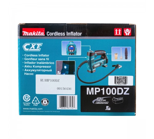 Насос автомобильный Makita MP100DZ