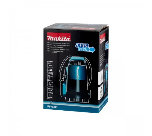 Дренажный насос для чистой воды Makita PF0300