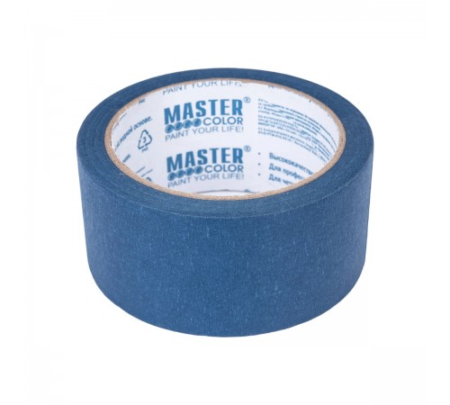 30-6114 Лента малярная MASTERCOLOR синяя, термостойкая до 100С, УФ стойкость до 14 дней 48ммх25м