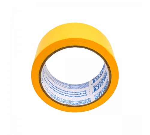 30-6124 Лента малярная MASTERCOLOR золотистая рисовая бум  до 120С, УФ стойкость до 30 дней 48ммх25м