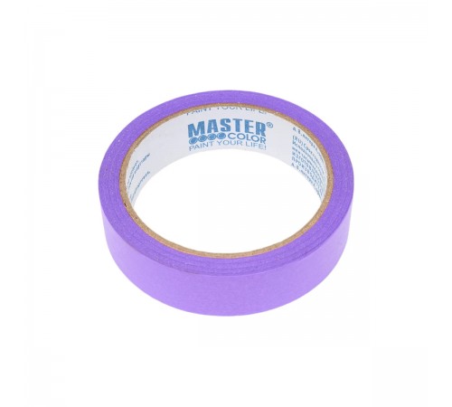 30-6512 Лента малярная MASTERCOLOR фиолетовая,для деликат.поверх.,25ммх25м