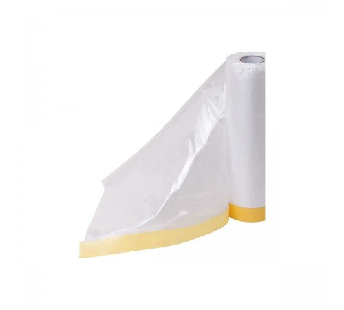 30-7035 Пленка защитная с малярной лентой MASTERCOLOR Clever Quick, 2700мм х 17м