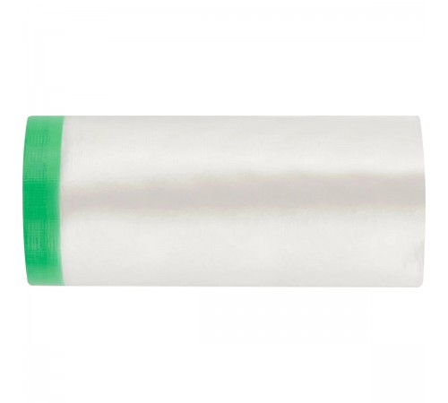 30-7126 Укрывная пленка с ПЭ-лентой MASTERCOLOR Clever Cover, 140см х 33м, 7мкр