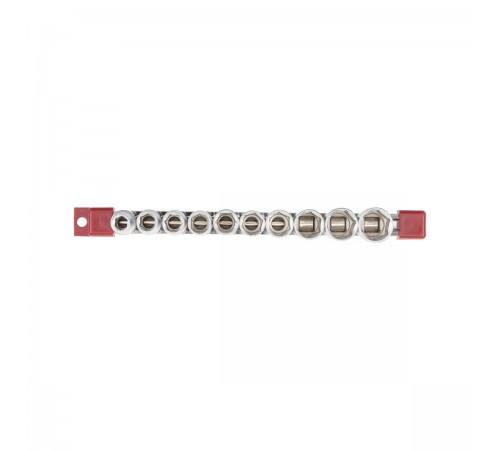 13557 Набор торцевых головок Matrix 1/2", 6гранные, 10-22мм, CrV