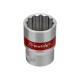 13594 Набор торцевых головок Matrix 1/4", 12гранные, 4-13мм, CrV
