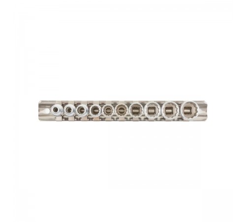 13594 Набор торцевых головок Matrix 1/4", 12гранные, 4-13мм, CrV