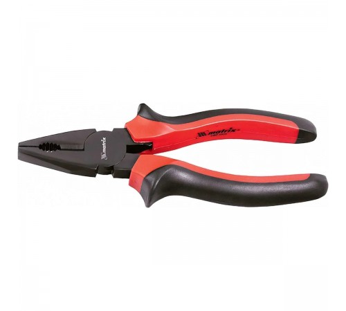 16980 Плоскогубцы Matrix Black Nikel, 180мм, комбинированные, двухкомпонентные рукояти