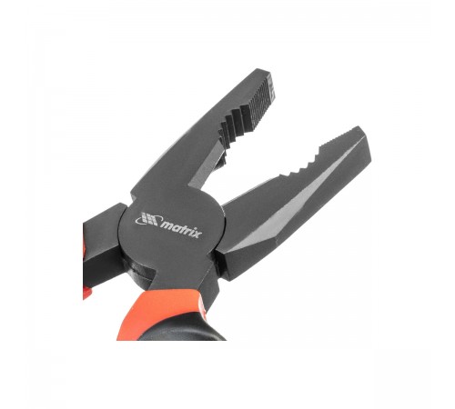Плоскогубцы Matrix Black Nikel 200мм комбинированные двухкомпонентные рукояти 16983