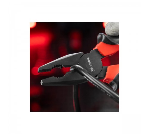 Плоскогубцы Matrix Black Nikel 200мм комбинированные двухкомпонентные рукояти 16983
