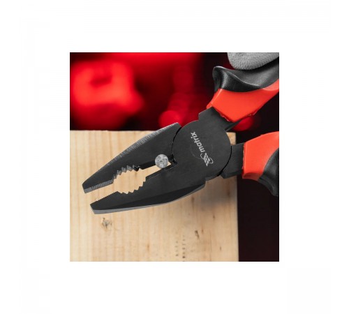 Плоскогубцы Matrix Black Nikel 200мм комбинированные двухкомпонентные рукояти 16983