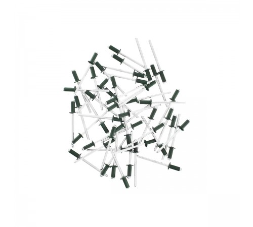 40684 Заклепки Matrix 4,0х10мм RAL 6005(темно-зеленый) 50шт.