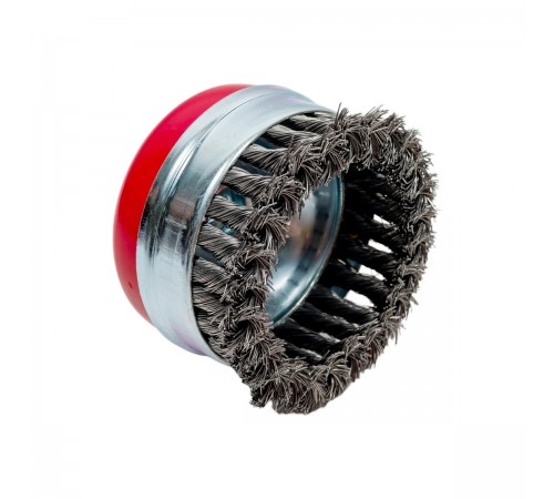 Щетка для УШМ Heavy Duty Matrix, 100мм, М14, чашка, крученая проволока 0,5мм 74672