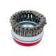 Щетка для УШМ Heavy Duty Matrix, 100мм, М14, чашка, крученая проволока 0,5мм 74672