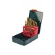 Набор сверл Metabo HSS-TIN по металлу 19 шт 27156