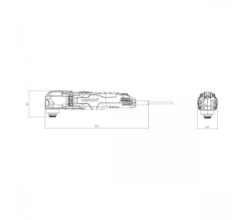 Мультитул METABO MT 400 Quick 601406500