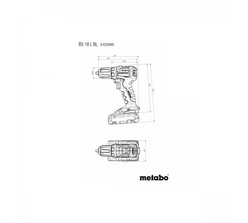 Шуруповерт аккумуляторный METABO BS 18 L BL 602326500