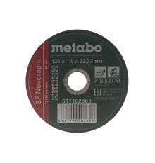 617162000 Диск абразивный по металлу Metabo SP-Novorapid 125х1,0х22,2мм