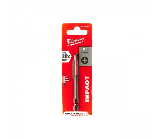 4932430851 Бита Milwaukee SHOCKWAVE PH1 90мм