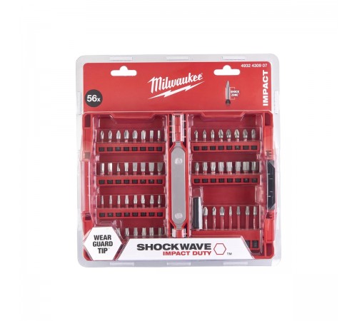 4932430907 Набор бит Milwaukee SHOCKWAVE 56 шт