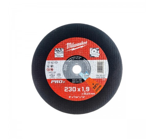 Диск абразивный отрезной Milwaukee SCS 41/230х1,9 PRO+ 4932451490