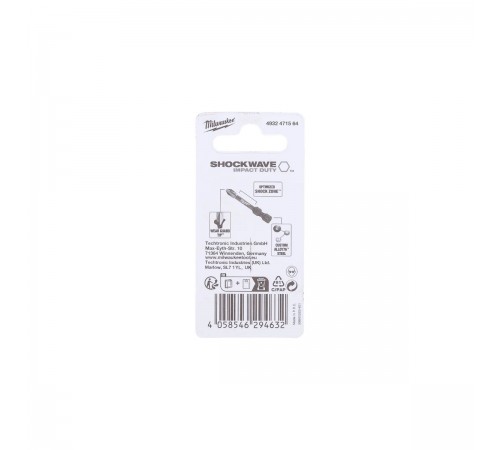 Бита Milwaukee SHOCKWAVE PH1 50мм 4932471564