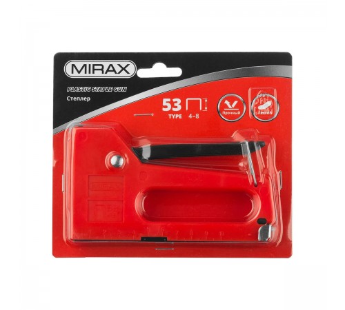 3142 Степлер пластиковый MIRAX PL-53 тип 53