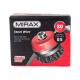 35144-080 Щетка чашечная усиленная для УШМ 0,5мм d=80mm MIRAX