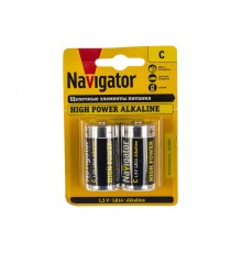 Элемент питания алкалиновый NAVIGATOR C/LR1494 754 NBT-NE-LR14_BP2 94754