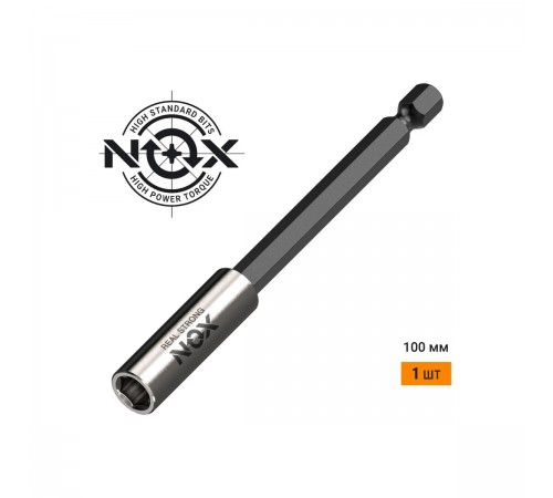 Держатель для бит NOX E6,3 100мм 350100