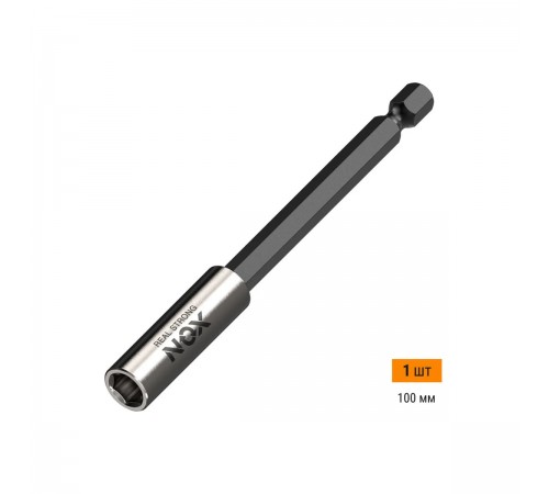 Держатель для бит NOX E6,3 100мм 350100