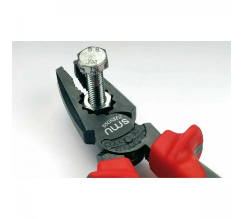109-69-180 Пассатижи NWS CombiMax 180 мм (покрытие TitanFinish, рукоятки SoftGripp 3К)