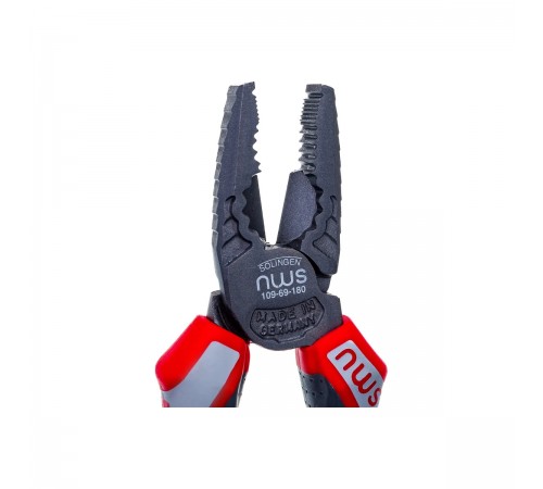 109-69-180 Пассатижи NWS CombiMax 180 мм (покрытие TitanFinish, рукоятки SoftGripp 3К)