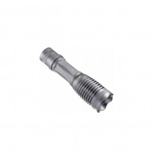 LT-034-A Фонарь ручной PERFEO Silver  600lm Zoom аккумуляторный