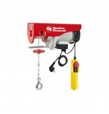 Таль (электролебёдка) QUATTRO ELEMENTI TL-500 (1100Вт, 250/500кг, трос 12м, блок полиспаст в компл.)