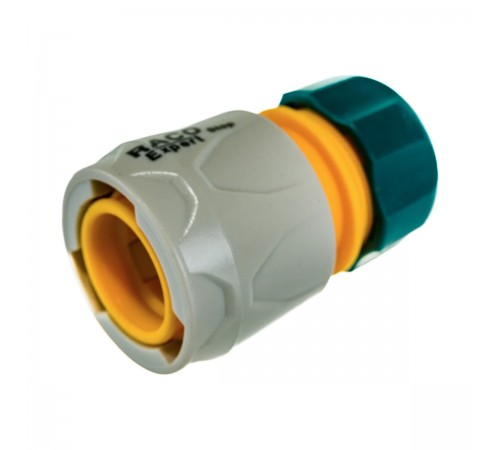 Соединитель для шланга RACO ORIGINAL 1/2", с автостопом из ABS пластика 4250-55205C