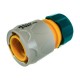 Соединитель для шланга RACO ORIGINAL 1/2", с автостопом из ABS пластика 4250-55205C