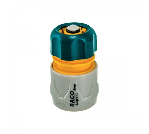 Соединитель для шланга RACO ORIGINAL 1/2", с автостопом из ABS пластика 4250-55205C
