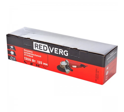Углошлифовальная машина RedVerg RD-AG130-125ES
