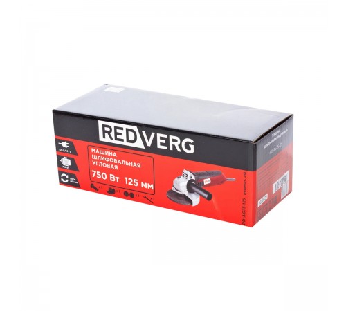 Углошлифовальная машина RedVerg RD-AG75-125