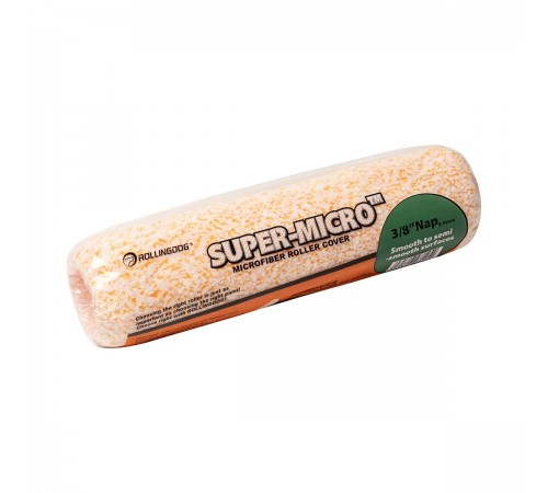 00252 Валик Rollingdog SUPER-MICRO 230мм, ворс 9,5мм, для каркаса 38мм, микрофибра.