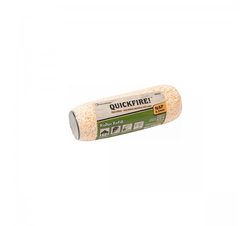 00362 Валик Rollingdog QUICKFIRE 180мм, ворс 9.5мм, для бюгеля 8мм, микрофибра.