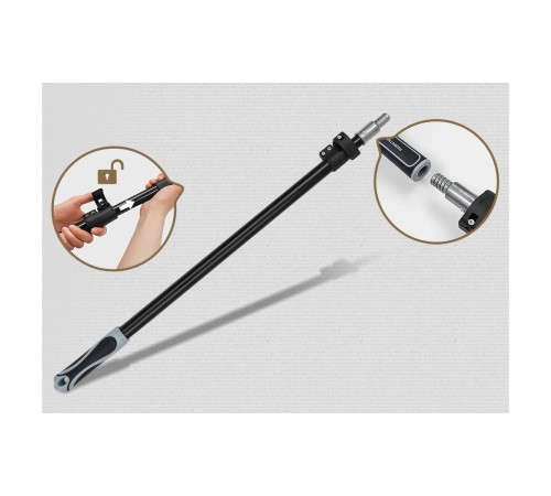 40083 Телескопический удлинитель Rollingdog QuickFire 110-200 см, алюминий, серия Elite.