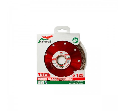 SK-TGP1252 Круг алмазный SKYWER TURBO GLASS PREMIUM 125х1,2х10х22,23