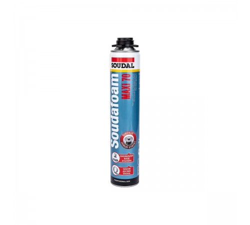 113899 Пена пистолетная Soudal MAXI лето 870мл