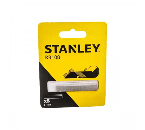 0-12-378 Ножи STANLEY (RB108) для торцевого рубанка RB-5 и RB-10 (5 шт)