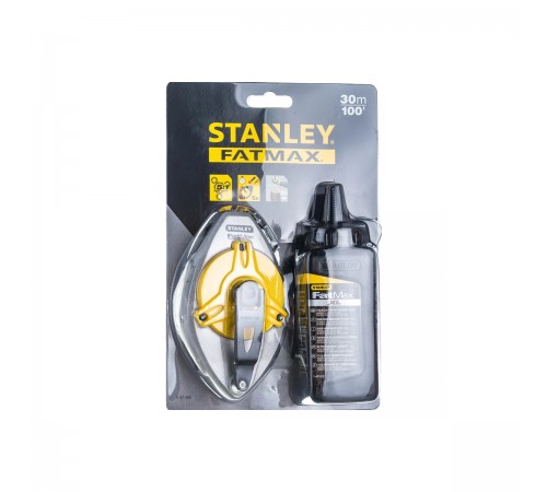 0-47-488 Шнур разметочный STANLEY в корпусе FATMAX XL + порошок