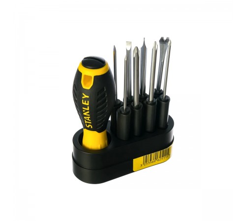 0-62-511 Отвертка STANLEY MULTIFUNCTIONAL с 9 вставками