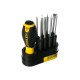 0-62-511 Отвертка STANLEY MULTIFUNCTIONAL с 9 вставками